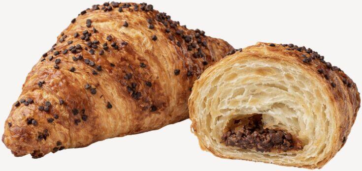 Cocoa-Hazelnut filled Croissant
