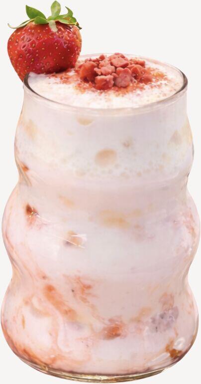 Strawberry Cream Latte