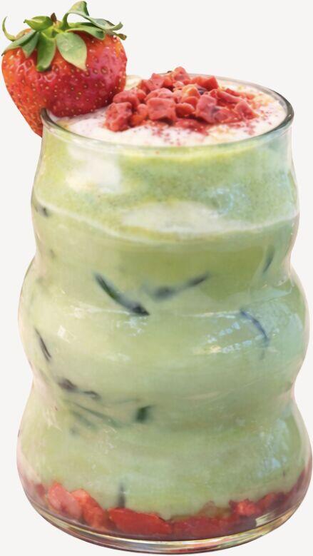 Strawberry Matcha Latte