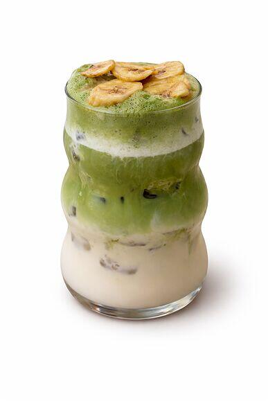 Banana Matcha Latte