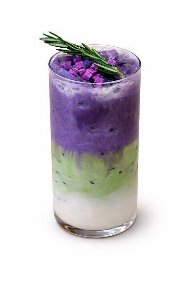 Ube Matcha Latte