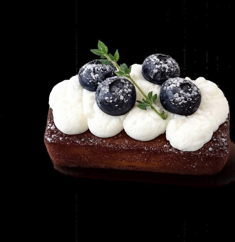 Blueberry Cream Financier