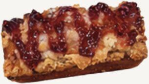 Strawberry Jam Crumble Financier