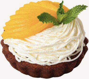 Peach Financier Tart