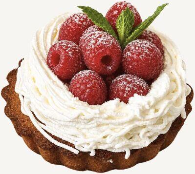 Raspberry Financier Tart