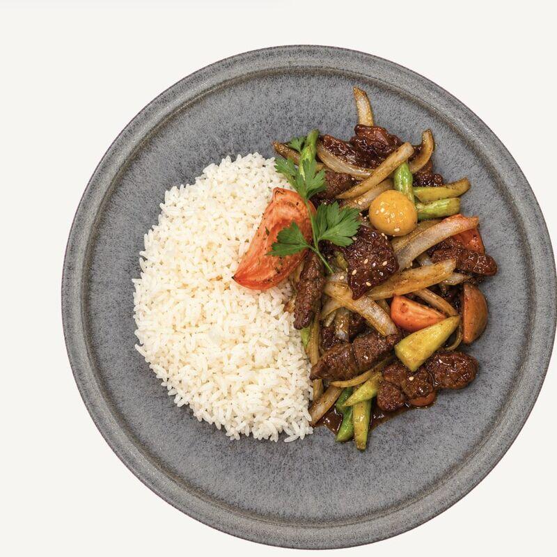 Stir Fried Beef Rice Bowl