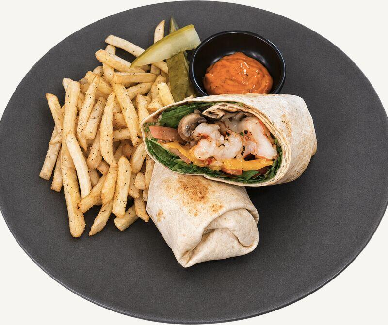 Shrimp Diablo Wrap