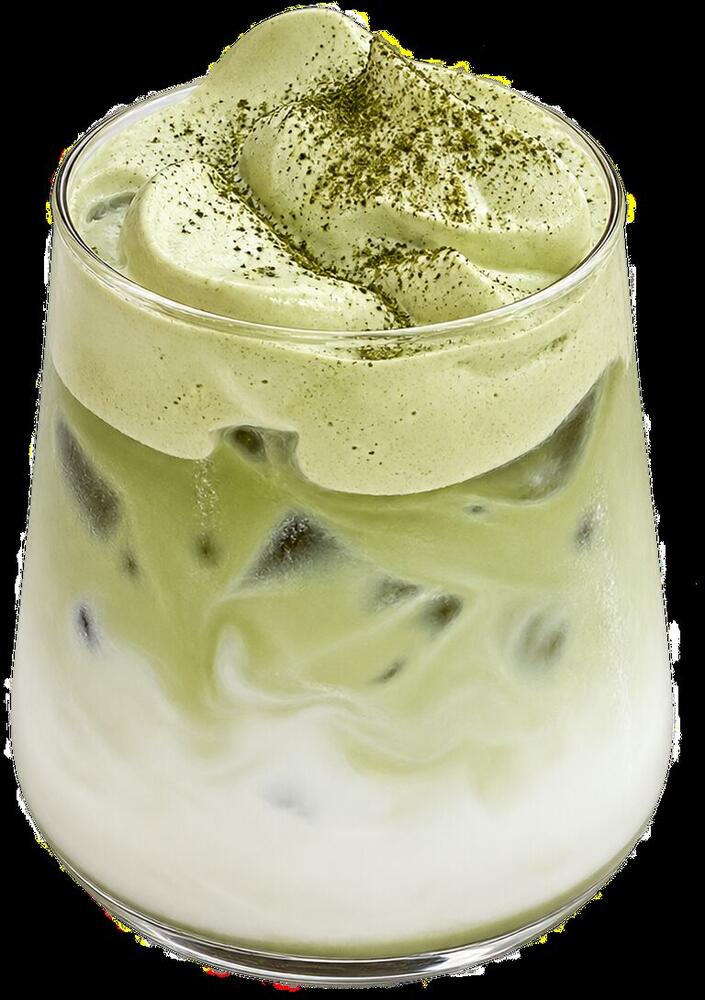Iced Matcha Einspänner